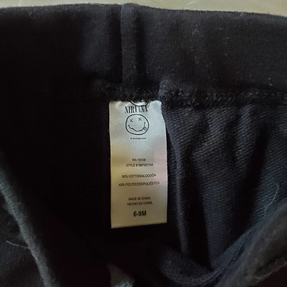 Nirvana Baby Shirt & Pant Set 6-9 Months - Picture 6 of 6